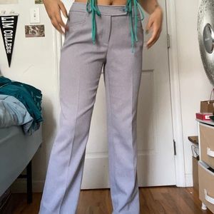 Fitted Mid Rise Trousers